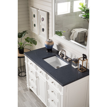 48 In Left Offset Single Sink Bathroom Vanity Perigold