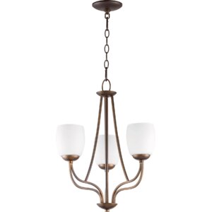 Mcguire 3-Light Shaded Chandelier