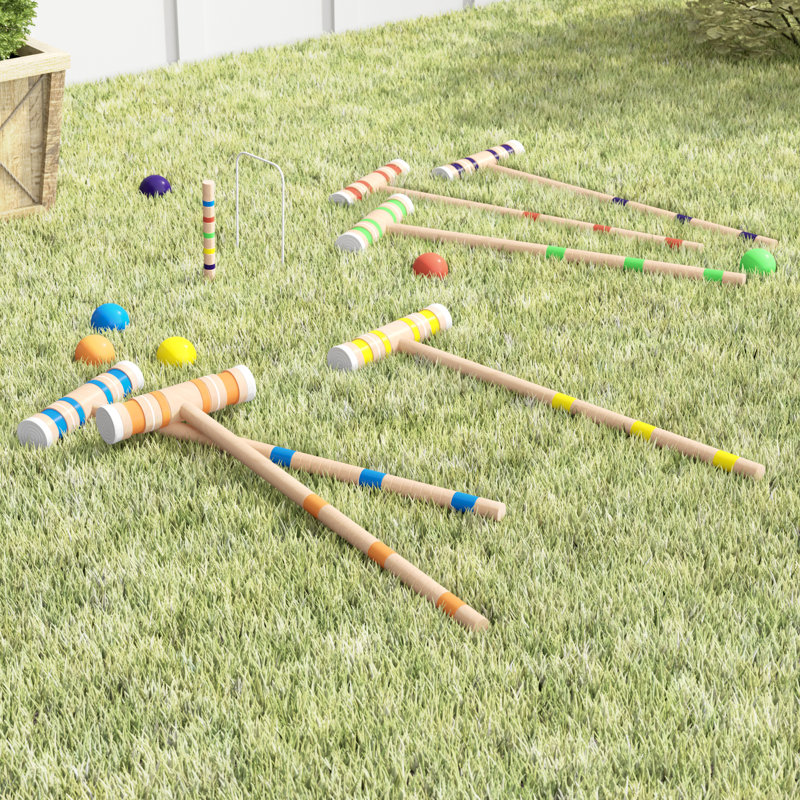 Symple Stuff AllStar Croquet 24 Piece Game Set & Reviews Wayfair