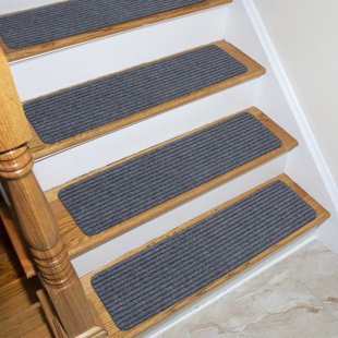 Stair Tread Rugs You Ll Love Wayfair Beardsley Se Rib Non Slip Stair Tread Set Of 14