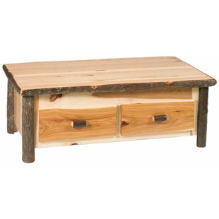 Hickory Lift Top Coffee Table With Storage