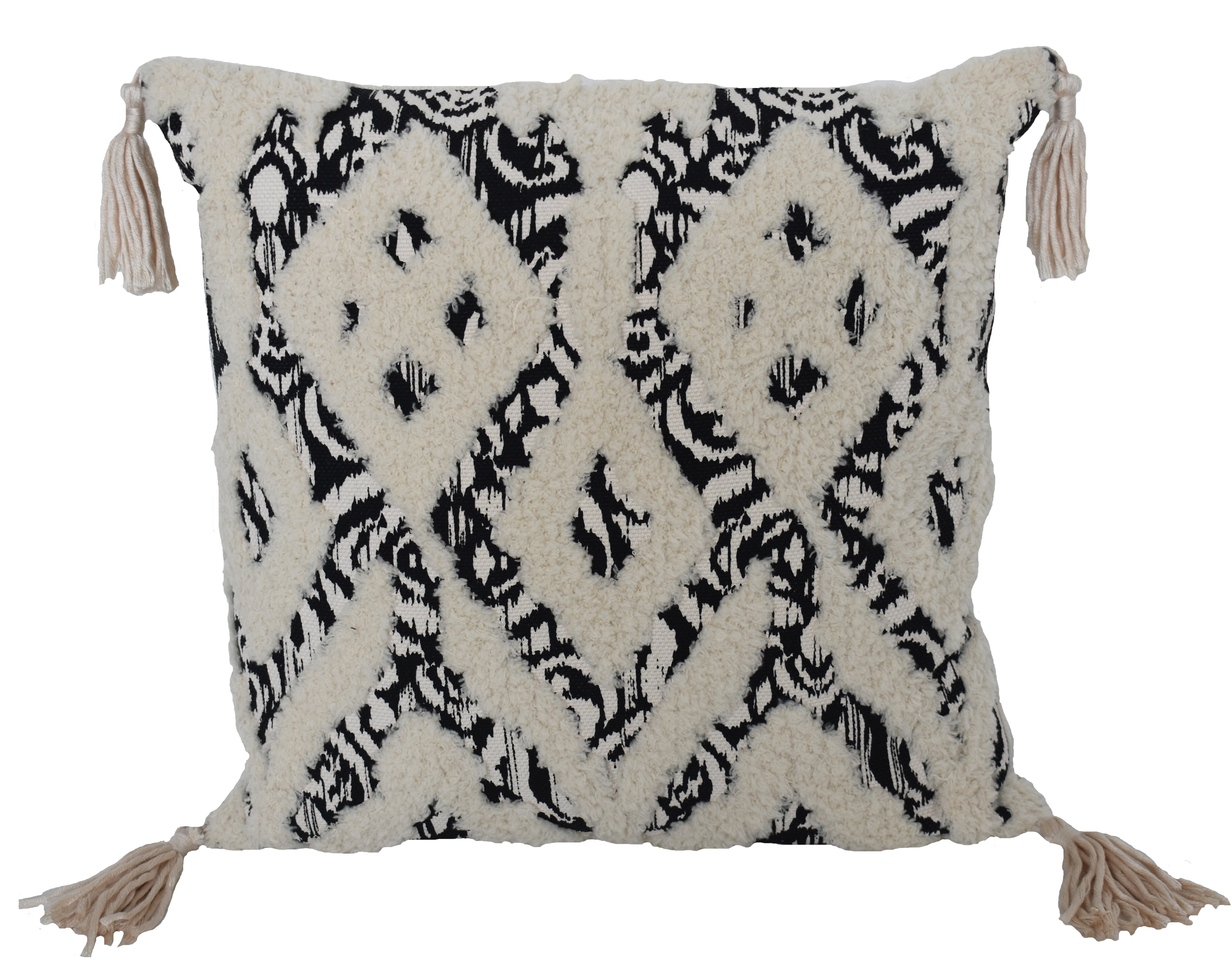 Bungalow Rose Butts Cording Embroidery Cotton Throw Pillow Insert