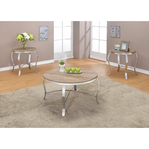 Amidon 3 Piece Coffee Table Set By Darby Home Co
