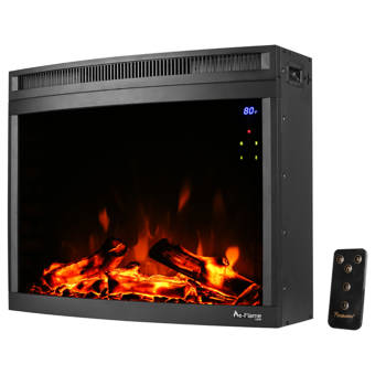 Z Line Designs Flat Log Electric Fireplace Insert Wayfair Ca