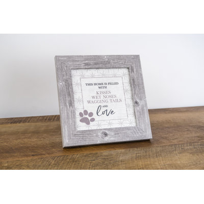 Wet Noses Wagging Tails  Picture Frame Textual Art on Paper Trinx