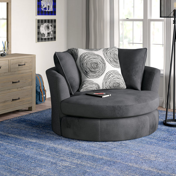 Acosta Swivel Barrel Chair By Grovelane Teen