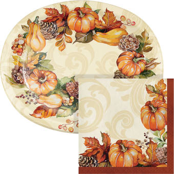 The Holiday Aisle Fall Thanksgiving Fanci Fetti Autumn Leave Wayfair