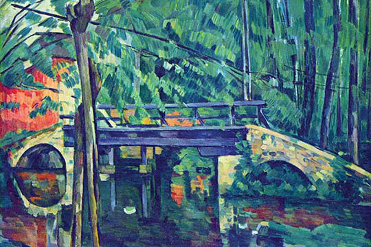 Buyenlarge Bridge In The Forest By Paul Cezanne Painting Print