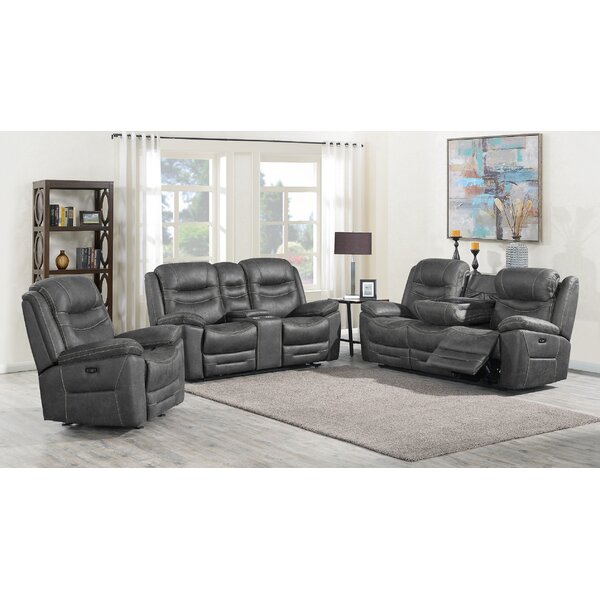 Howth Leather Reclining Configurable Living Room Set By Red Barrel Studio