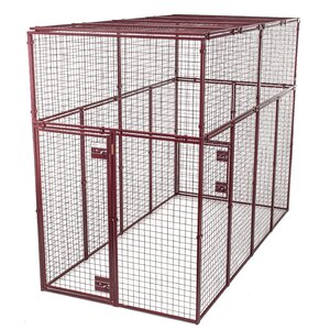 Heavy Duty Flat Covered Animal Cage