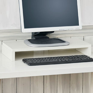 Monitor Stand White Desktop Organization You Ll Love In 2020 Wayfair