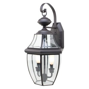 2-Light Outdoor Wall Lantern