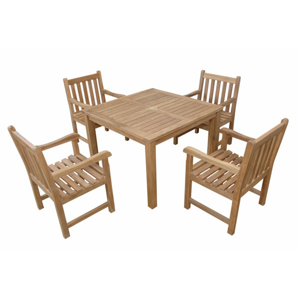 Montage Braxton 5 Piece Teak Dining Set by Anderson Teak