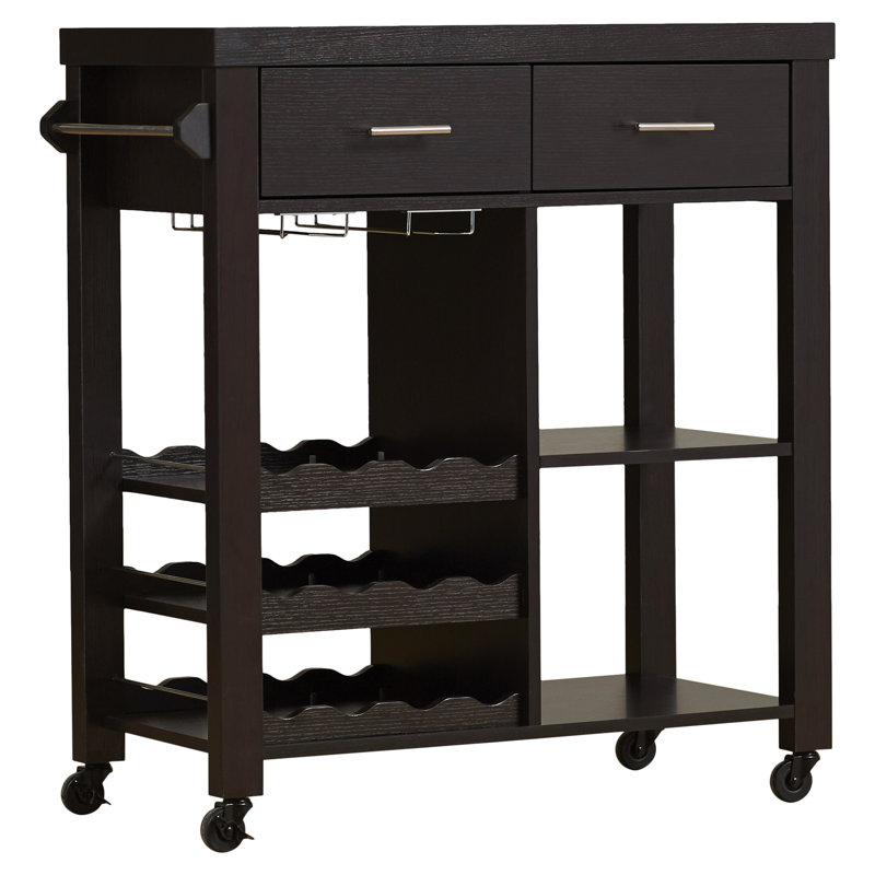 Charlton Home Sanderson Bar Cart & Reviews Wayfair