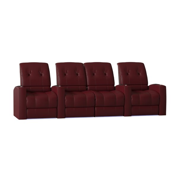 Large LED Flex Light Home Theater Row Seating (Row Of 4) By Latitude Run