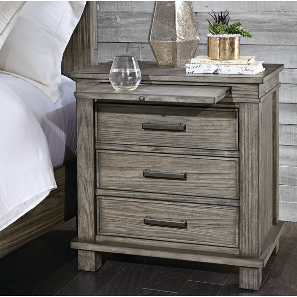 Sayler 3 Drawer Nightstand By Gracie Oaks Discount
