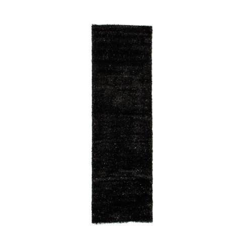 Swarey Shag Black Rug Brayden Studio Rug Size: Runner 80 x 300cm