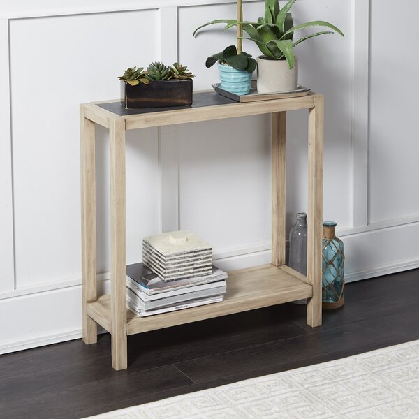 Hummel Wood Rectangle Slim Console Table By Union Rustic