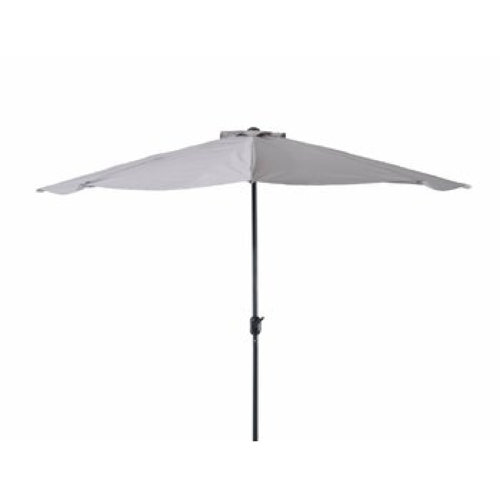 29m W X 15m D Half Round Parasol Freeport Park Colour Grey