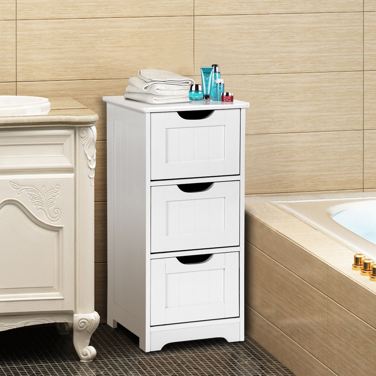Gorifly 12 W X 32 H X 12 D Free Standing Bathroom Cabinet Wayfair