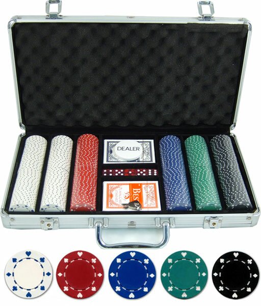 300 Piece Suited Poker Chip by JP Commerce