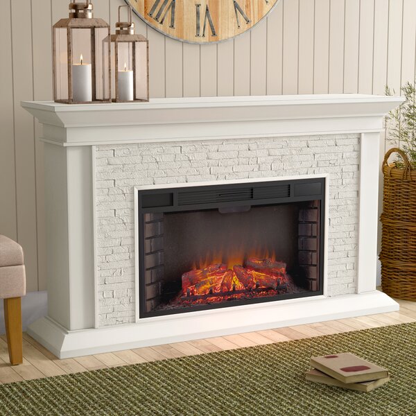Alvar Simulated Electric Fireplace by Darby Home Co