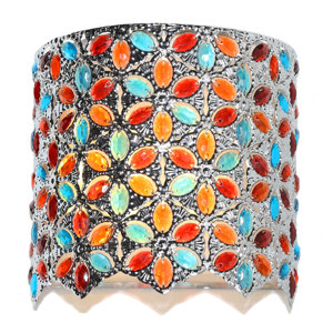 Poetic Wanderlust 9-Light LED Battery Operated Flush Mount