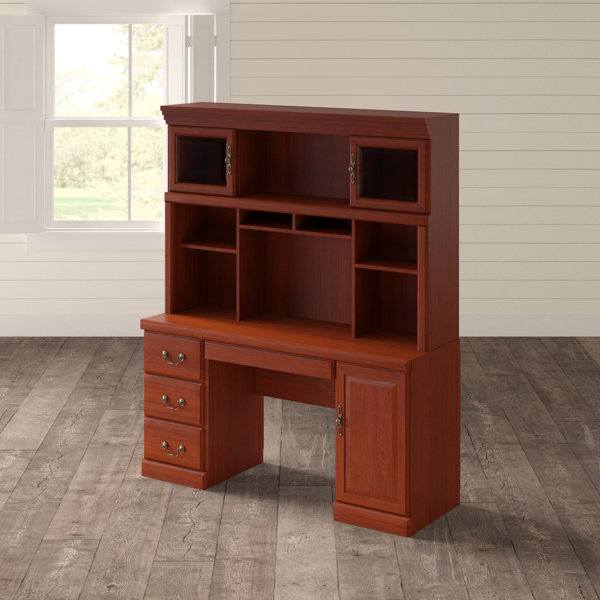 Darby Home Co Clintonville Executive Desk with Hutch & Reviews Wayfair