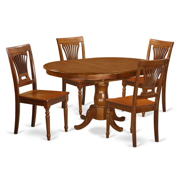 Portland 5 Piece Extendable Dining Set By East West Furniture Find
