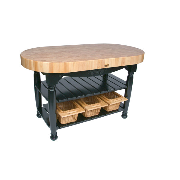 American Heritage Prep Table With Butcher Block Top By John Boos Spacial Price