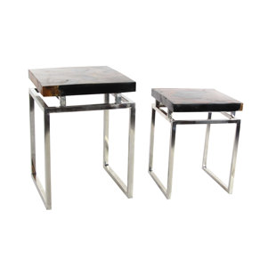 Black End Table Set Of 2 | Wayfair Black End Table Set Of 2 | Wayfair