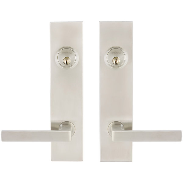 Tokyo Double Cylinder Mortise Handleset by INOX®