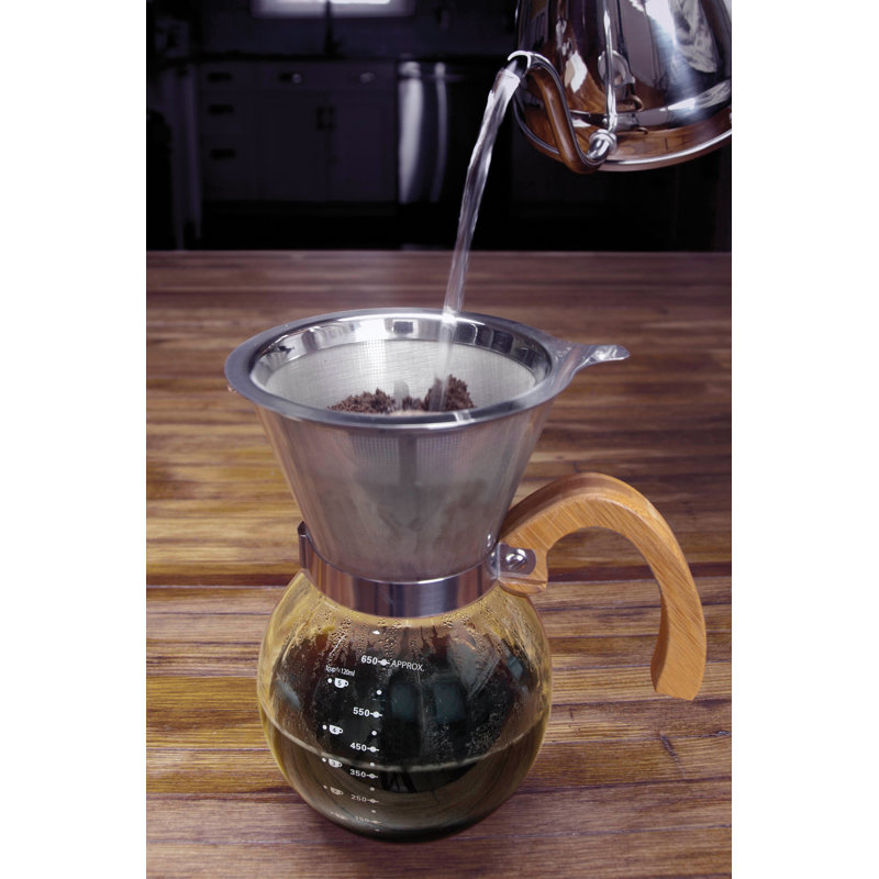 HIC Harold Import Co. Pour Over Borosilicate Coffee Maker & Reviews
