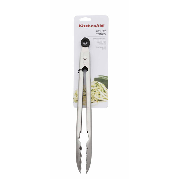Kitchenaid Gourmet Stainless Steel Utility Kitchen Tongs Ko091 Kitchenaid Gourmet Stainless Steel Utility Kitchen Tongs Ko091