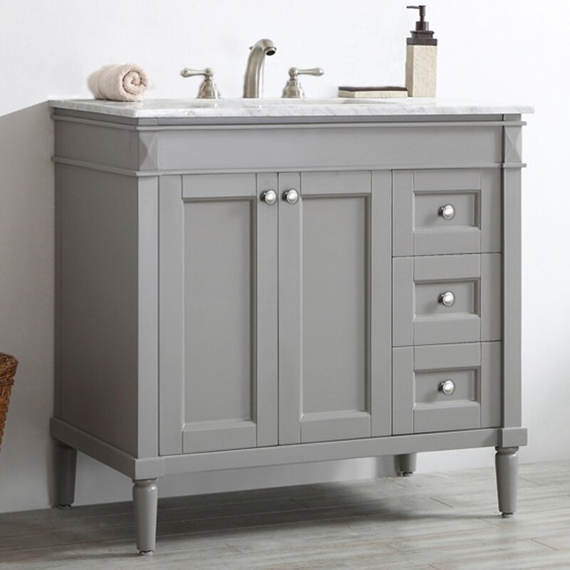 Andover Mills Millfield 37 Single Bathroom Vanity Set Reviews