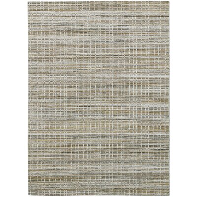 Geometric Handwoven Wool Gold/Gray Area Rug AMER Rugs Rug Size: Rectangle 2' x 3'