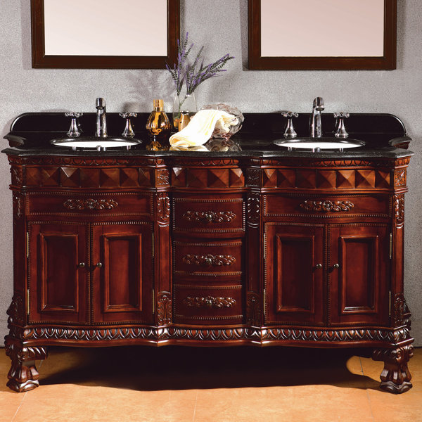 Buckingham 60 Double Bathroom Vanity Set by Ove Decors