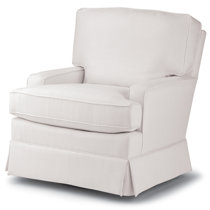 white swivel glider