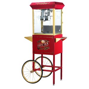 Princeton 8 Oz. Antique Popcorn Machine with Cart