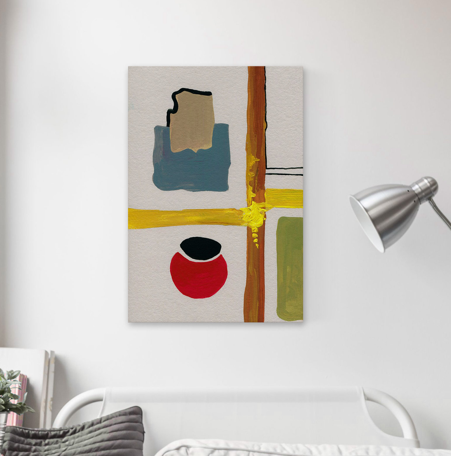 Oliver 'Divided' Acrylic Painting Print on Canvas Wayfair