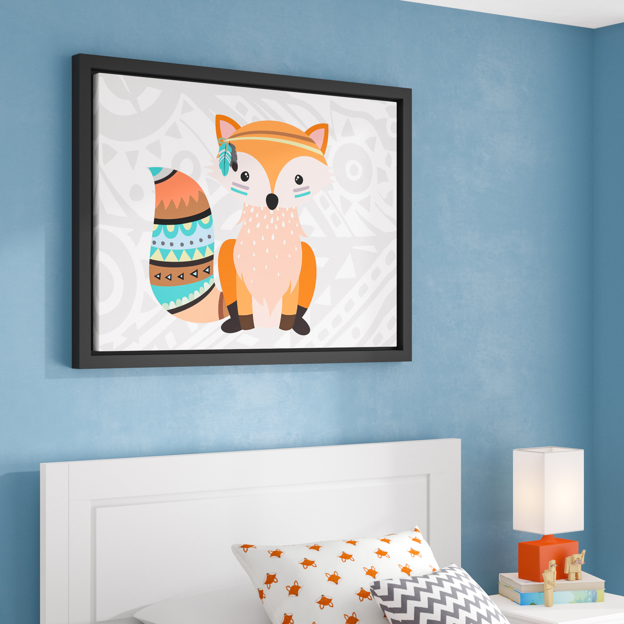 Viv Rae Aida Tribal Fox I Framed Art Wayfair Ca