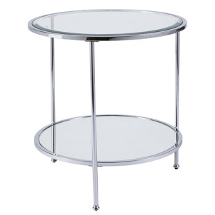 Modern Chrome End Side Tables Allmodern Quickview