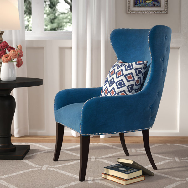 Alan Wingback Chair by Three Posts