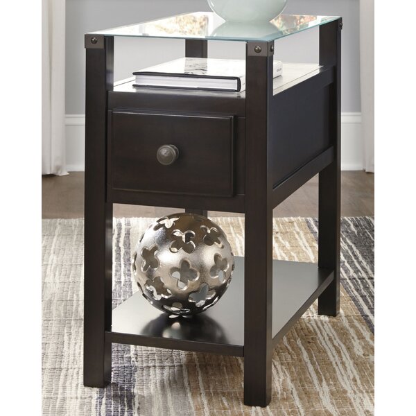 Hubertine End Table With Storage By Latitude Run