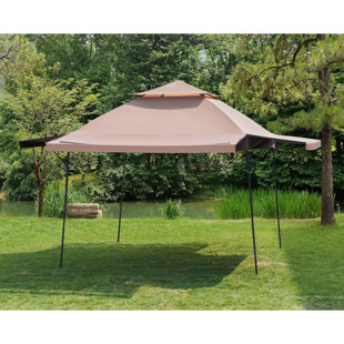 15 X Gazebo Wayfair Double Roof 15 5 Ft W X D Steel Pop Up Party Tent