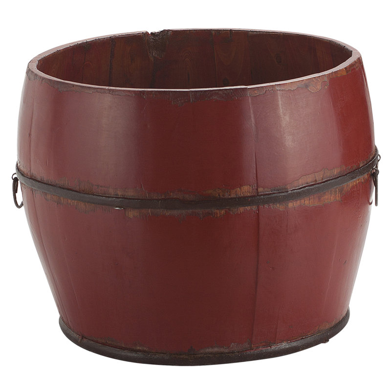 August Grove Royston Vintage Wooden Kitchen Bucket & Reviews Wayfair