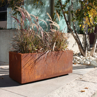 Metallic Series Corten Steel Planter Box Metallic Series Corten Steel Planter Box