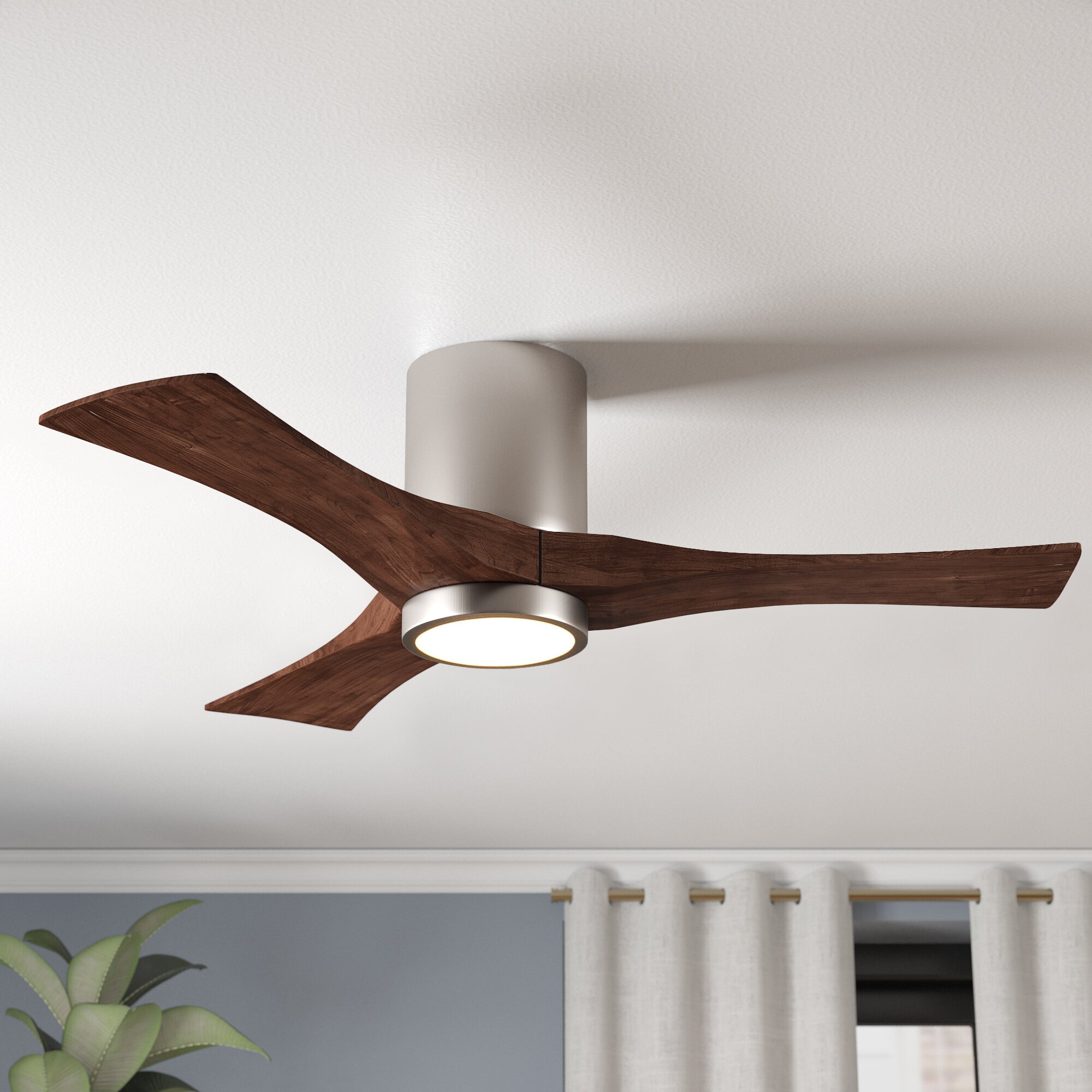 Wade Logan 52 Rosalind 3 Blade Led Ceiling Fan With Remote