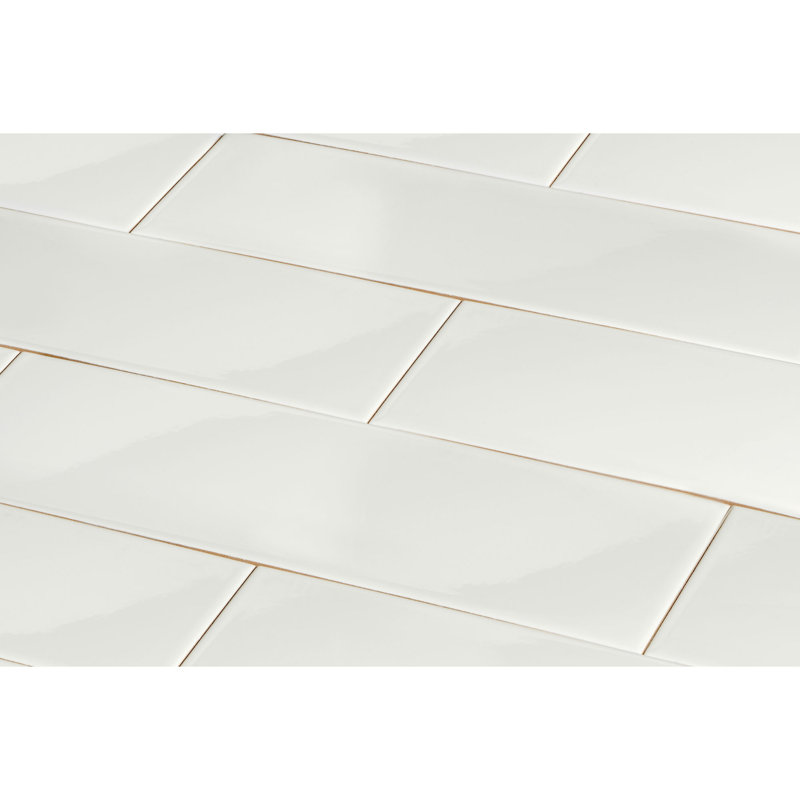 Giorbello 4 X 12 Ceramic Subway Tile In White Reviews Wayfair 4 X 12 Ceramic Subway Tile In White