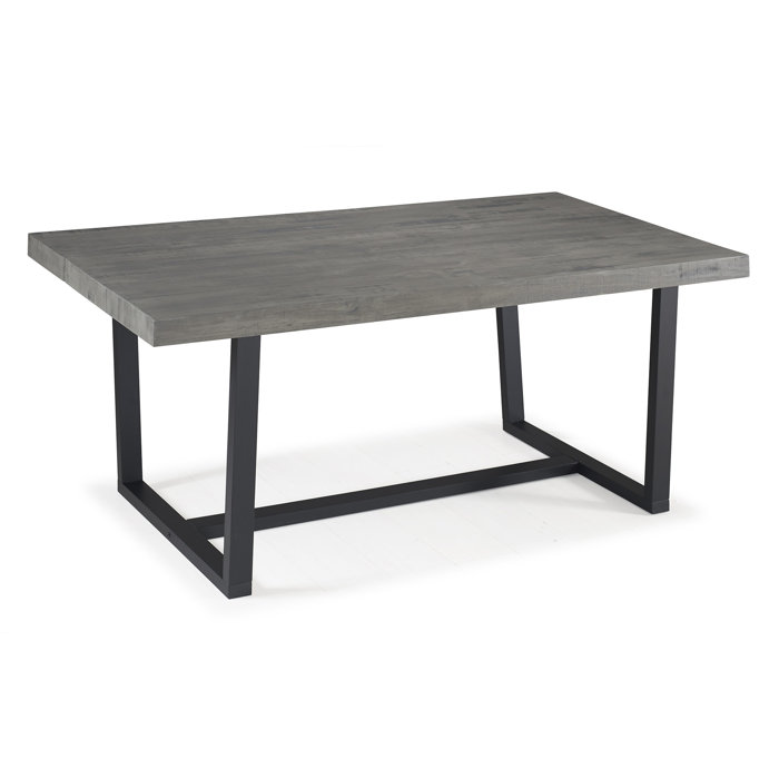 Neely Distressed Solid Wood Dining Table Neely Distressed Solid Wood Dining Table